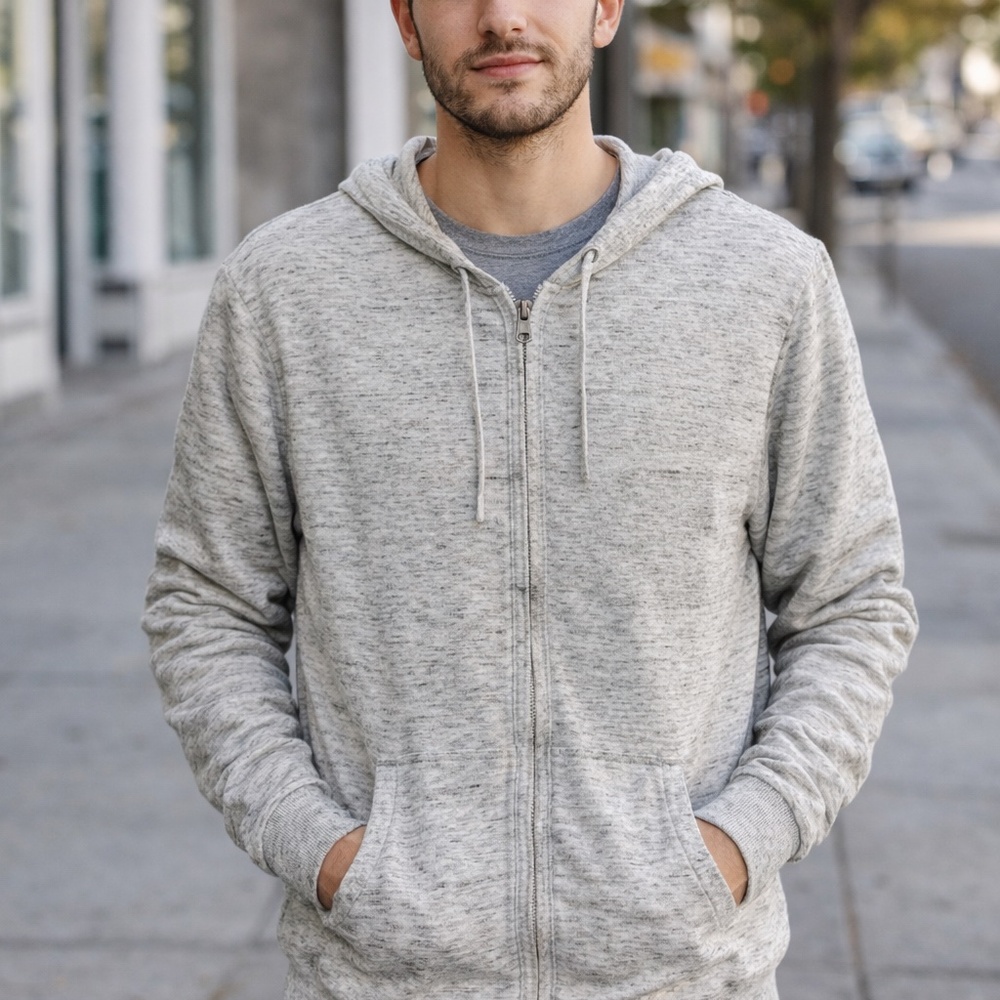 Banana Republic Zip Up Hoodie/Mens/Small